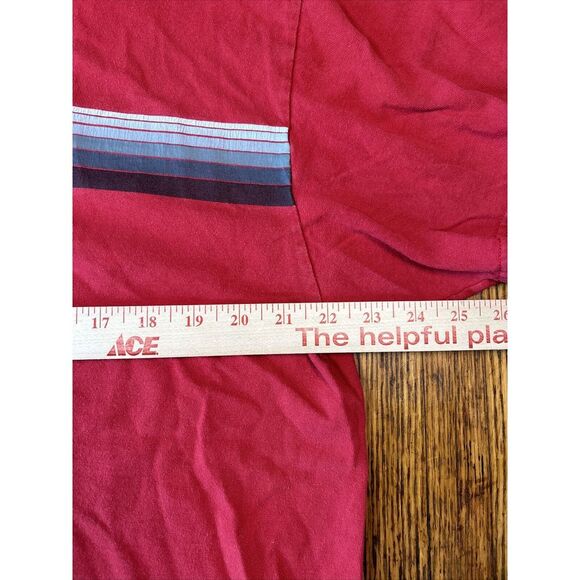 Nike Men's Red T Shirt Retro Size L Large Short Sleeve - Picture 8 of 16